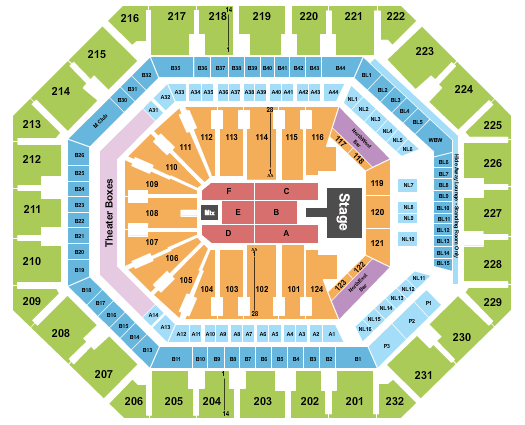 Mortgage Matchup Center J. Cole Seating Chart